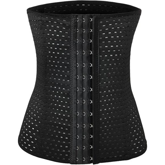 Waist Trainer 2XL Corset Steel Boned Tummy Control Body Shaper Adjustable Hooks - Picture 1 of 5